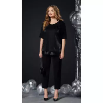 Костюм Andrea Style-00329 В цвете: Черный; Размеры: 50,52