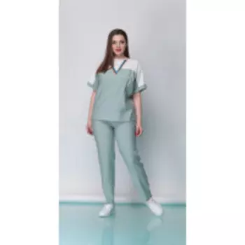 Костюм Anna Majewska-1220 В цвете: Зеленый; Размеры: 56,58,52