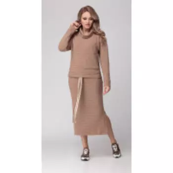 Костюм Anna Majewska-1259 В цвете: Бежевый; Размеры: 50,46,48