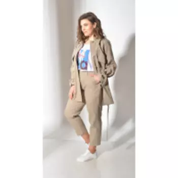 Костюм Anna Majewska-A219N /Б219NF В цвете: Бежевый; Размеры: 50,52