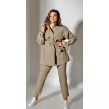 Костюм Anna Majewska-А-219B/Б-219B В цвете: Бежевый; Размеры: 50,52