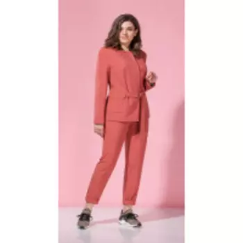 Костюм Anna Majewska-М-1330 R В цвете: Красный; Размеры: 50,52