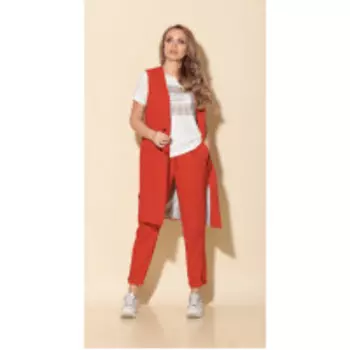 Костюм Anna Majewska-М-1352 /2 В цвете: Красный; Размеры: 52