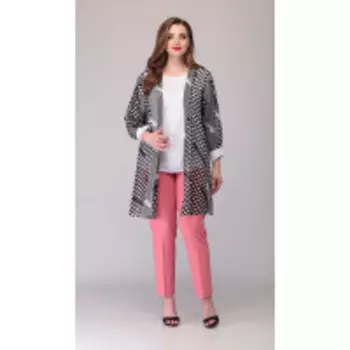 Костюм Denissa Fashion-1306 В цвете: Розовый, Разноцветный; Размеры: 58,54