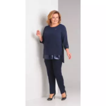 Костюм Диамант-1371 В цвете: Синий; Размеры: 56,52,54