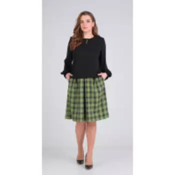 Костюм Диамант-1380/1 В цвете: Черный, Зеленый, Разноцветный; Размеры: 46,48,44