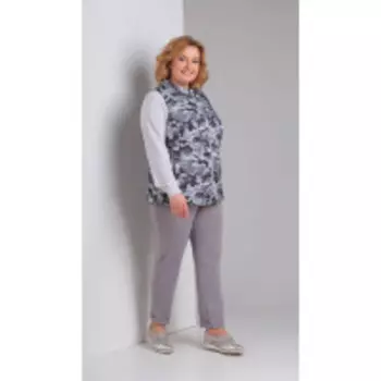 Костюм Диамант-1398 В цвете: Серый; Размеры: 56,60,62