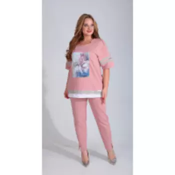 Костюм Диамант-1428/1 В цвете: Розовый; Размеры: 56,50,52,46,48,54