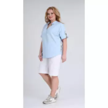 Костюм Диамант-1436/2-Б В цвете: Голубой; Размеры: 58,60,62