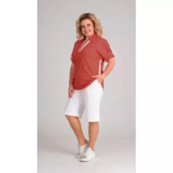 Костюм Диамант-1436-Б В цвете: Красный; Размеры: 58,60,62