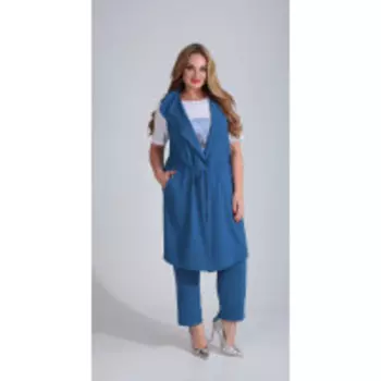 Костюм Диамант-1520 В цвете: Синий; Размеры: 56,58,60,62,52,54