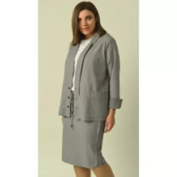 Костюм Диамант-1575 В цвете: Серый; Размеры: 50,46