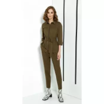 Костюм DiLiaFashion-0388 В цвете: Зеленый; Размеры: 50,52,46,48,44,42