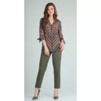 Костюм Elga-662 В цвете: Зеленый, Разноцветный; Размеры: 48