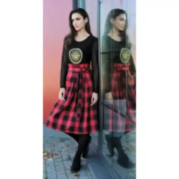 Костюм Fantazia Mod-3563/3607 В цвете: Красный, Черный, Разноцветный; Размеры: 46,44,42