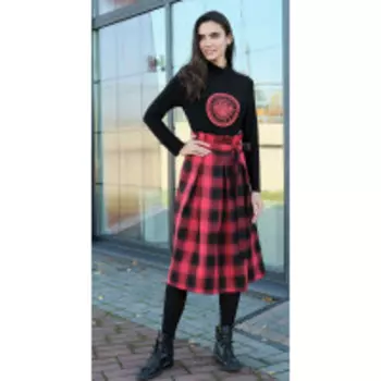 Костюм Fantazia Mod-3563/3609 В цвете: Красный, Черный, Разноцветный; Размеры: 46,48,42