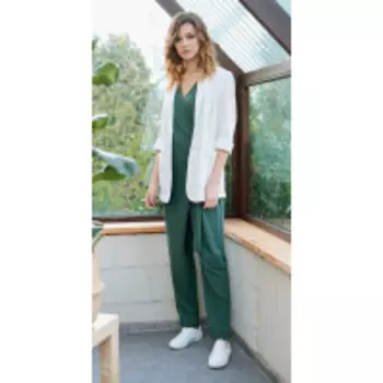 Костюм Fantazia Mod-3705 В цвете: Белый, Зеленый; Размеры: 46,44