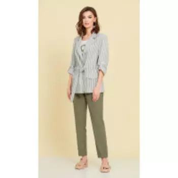 Костюм FIORRI-1224 В цвете: Серый, Зеленый; Размеры: 46