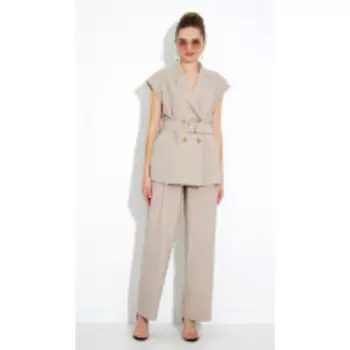 Костюм Gizart-7500-1 В цвете: Бежевый; Размеры: 50,46,48,44