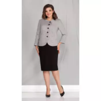 Костюм Ивелта плюс-2503 В цвете: Черный; Размеры: 50,52,54