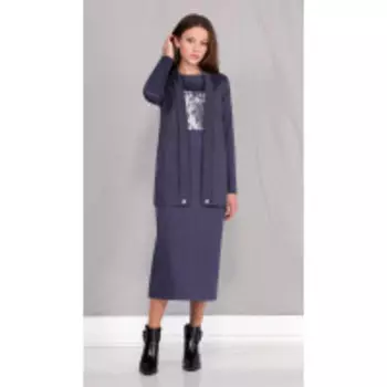 Костюм Ивелта плюс-602 В цвете: Синий; Размеры: 46,48,44