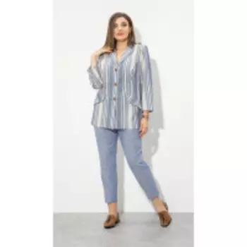 Костюм JeRusi-2035 В цвете: Голубой; Размеры: 56,58,52,54