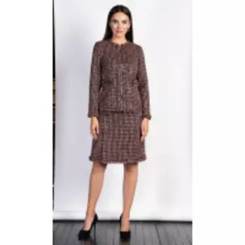 Костюм Юрс-20-440-1 В цвете: Черный, Бежевый; Размеры: 50,46,48