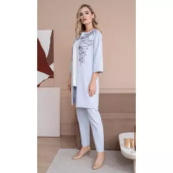 Костюм Юрс-21-499-3 В цвете: Голубой; Размеры: 50,52,48,54