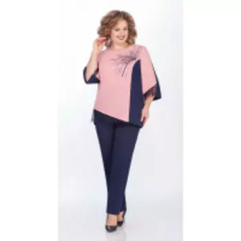 Костюм La Kona-1256/1 В цвете: Синий, Розовый, Разноцветный; Размеры: 56,52