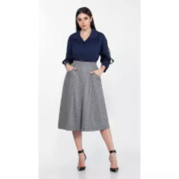 Костюм La Kona-1322/1 В цвете: Синий, Серый, Разноцветный; Размеры: 46,48,44