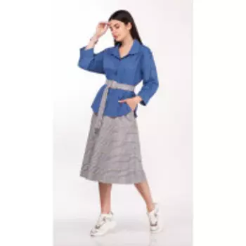 Костюм La Kona-1322 В цвете: Серый, Голубой, Разноцветный; Размеры: 46,48,44