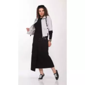 Костюм Lady Secret-1603/1 В цвете: Черный, Серый; Размеры: 50,46,48