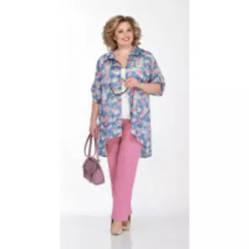 Костюм Lady Secret-2696 .1 В цвете: Голубой, Разноцветный; Размеры: 56,58,60,62,52,54