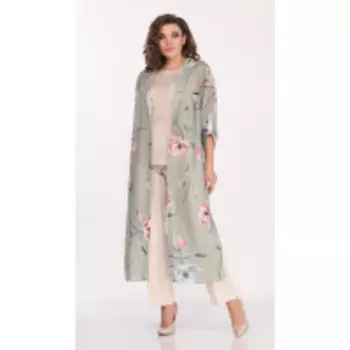 Костюм Lady Secret-2711/1 В цвете: Бежевый, Зеленый; Размеры: 56