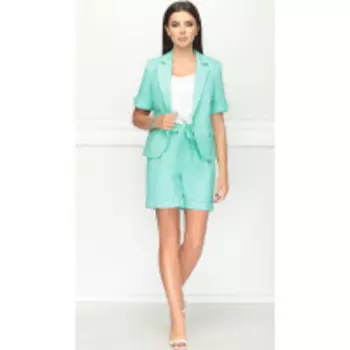Костюм LeNata-31112 В цвете: Зеленый; Размеры: 50,52,46,48,54,44