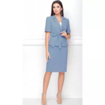 Костюм LeNata-31117/4 В цвете: Голубой, Фиолетовый; Размеры: 50,52,46,48,54,44