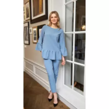 Костюм LIBERTY-241.314 В цвете: Голубой; Размеры: 46,44,42