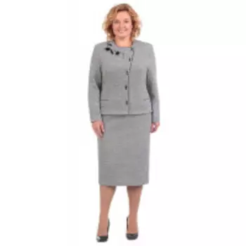 Костюм Линия-Л-А-1605 В цвете: Серый; Размеры: 56,58,60,64,66