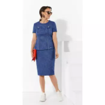 Костюм Lissana-3642 В цвете: Синий; Размеры: 50,46,48