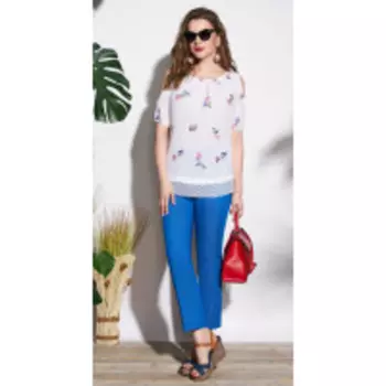 Костюм Lissana-3718 В цвете: Синий; Размеры: 52