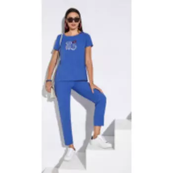 Костюм Lissana-3956 В цвете: Синий; Размеры: 46,48,44