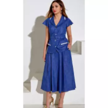 Костюм Lissana-4050 В цвете: Синий; Размеры: 50,46,48