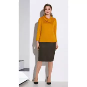 Костюм Lissana-4134 В цвете: Зеленый, Оранжевый; Размеры: 52