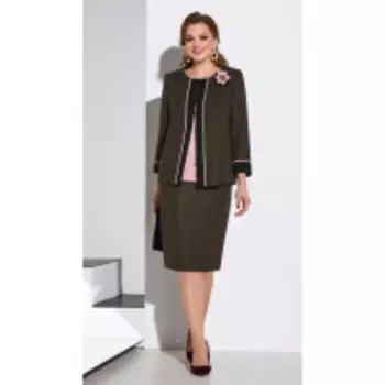 Костюм Lissana-4138 В цвете: Зеленый; Размеры: 56,52,54