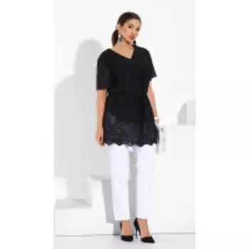 Костюм Lissana-4317 В цвете: Белый, Черный; Размеры: 56,58,54