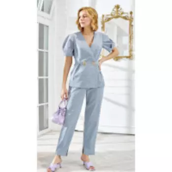 Костюм LOKKA-795 В цвете: Голубой; Размеры: 48,44