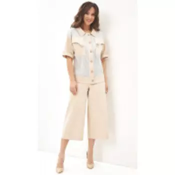 Костюм Магия Моды-1919 В цвете: Бежевый; Размеры: 52,46,48,54