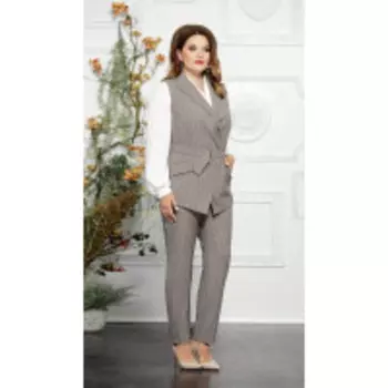 Костюм Mira Fashion-4824 В цвете: Серый; Размеры: 50,52,54