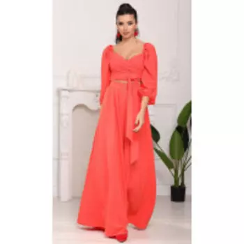 Костюм Мода-Юрс-2691/1 В цвете: Красный, Оранжевый; Размеры: 46,44,42