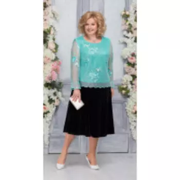 Костюм Ninele-2223/3 В цвете: Черный, Зеленый, Разноцветный; Размеры: 56,58,60,62,54